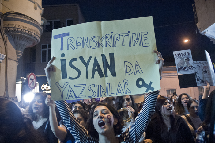 8 Mart 2020 Dünya Kadınlar Günü yürüyüşünden kareler